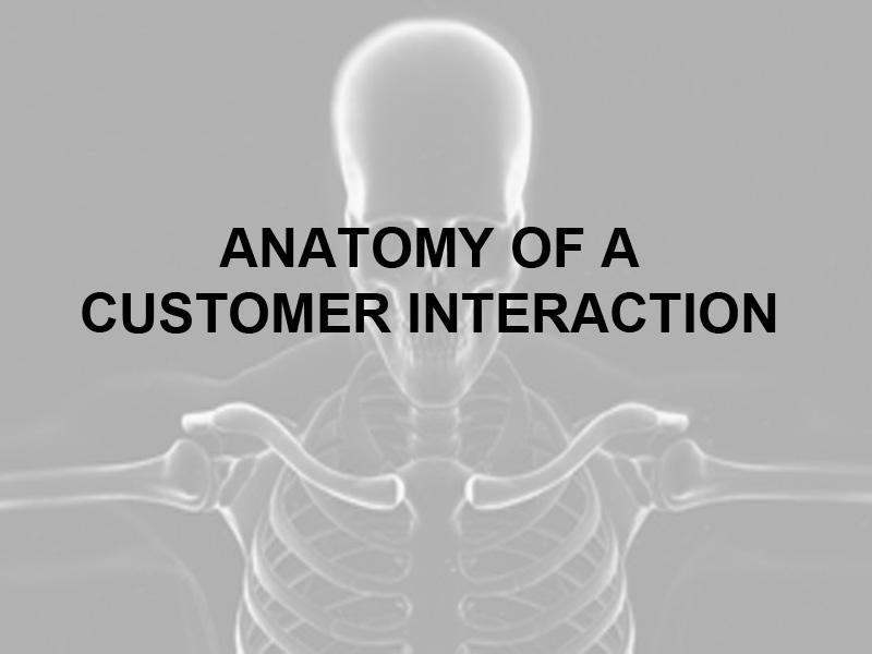 Anatomy of a Customer Interaction